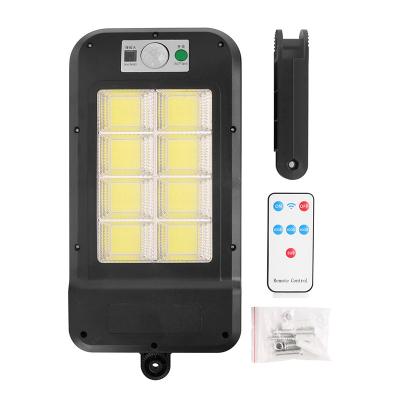 China Bright Solar Garden Lights with 160 Light Wall Security Outdoor Garden Motion Sensor Remote Control and PIR COB for sale