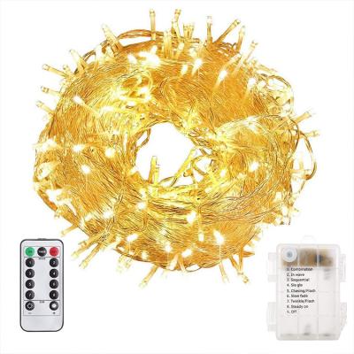 China Hot Sale Timer CE ROHS Approval Battery LED Christmas String Lights Walmart for sale