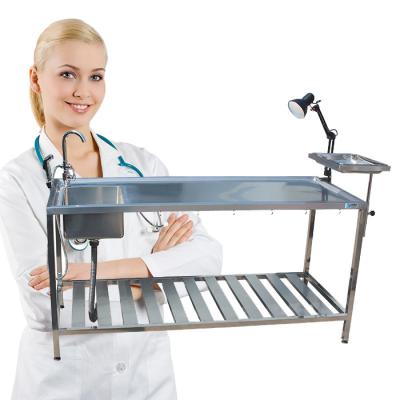 China Veterinary Medical Equipment Equipment Stainless Steel Animal Anatomy Dissection Table for sale