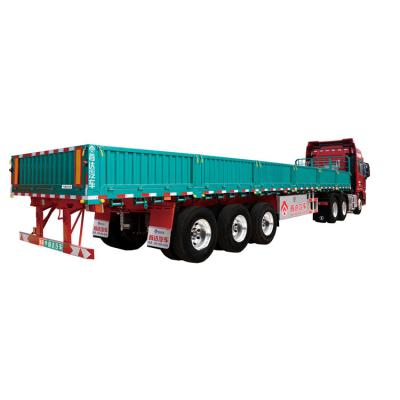 China Commercial Truck Trailer GFC9400 High Level 3 Axles Transport Stake Semi Trailers Trucks for sale