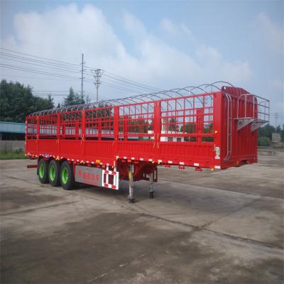 China China Factory 3 Axles Semi Trailer 3Axle 40Ft Barrier Truck Trailer Truck for sale