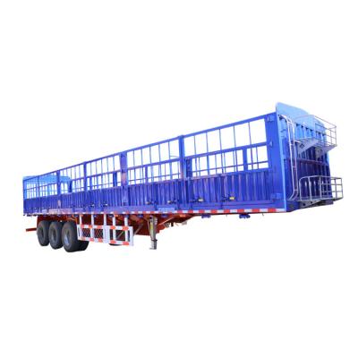 China Truck Trailer GFC9400CCY Made in China 4-Axle Front Fence Trucks Chassis Semi-Trailers for sale