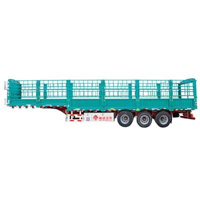 China Sale Gooseneck Side Wall Heavy Barrier Truck Trailer GFC9400CCYE Semi Trucks Trailers for sale