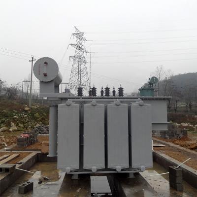 China 11kv 800kva Oil Filled Outdoor Waterproof Oil Immersed Power Transformer for sale