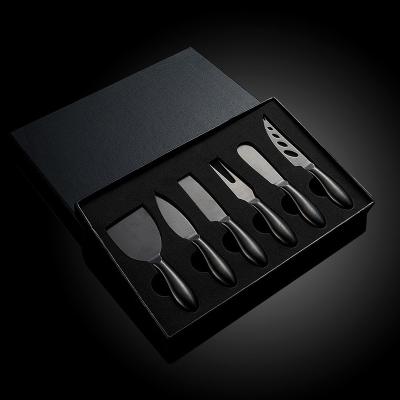 China High Quality Viable Wholesale Cheese Tool Board Stainless Steel Amazon 6pcs Butter Knife Tool Kit Butter Knife Gift for sale