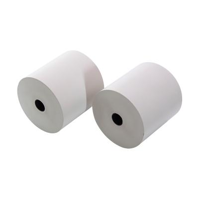 China Best ATM POS 55gsm Thermal Paper Roll 80x80mm Price Paper Cash Register ATM Paper Factory for sale