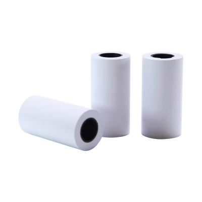 China 57X30mm POS Cash Register POS Paper Heat Sensitive Paper Roll Plastic Roll Paper for sale