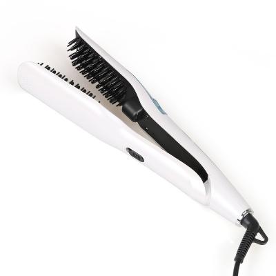 China Hair Straightening Tooth PTC Heating Steam Hair Straightener Electric Ceramic Comb Steam Flat Iron for sale