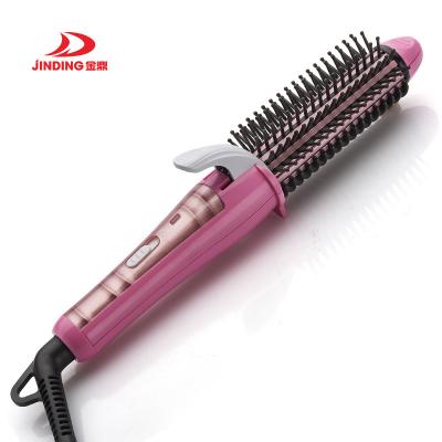 China JINDING Tourmaline Ceramic 3IN 1 Hair Curler & Straightener, Hot Comb Brush (JD-6861) for sale