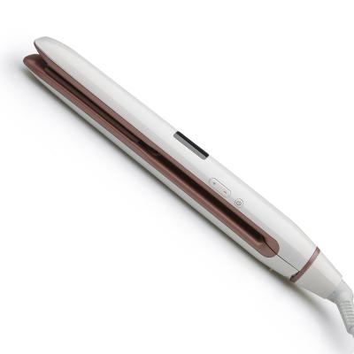 China Hair Straightening and Curling Mini Portable DIY Hair Trimming Ceramic Hair Straightener Flat Iron for sale