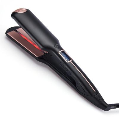 China Wholesale Professional Hair Straightener Hotel QW-918 Multifunctional Barber Hair Straightener 1.75 Inch Infrared Flat Iron for sale