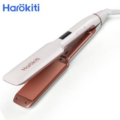 China ST-3888A Household Hot Style Electroplate Ceramic Hair Crimper Wide Wave Hair Crimper for sale