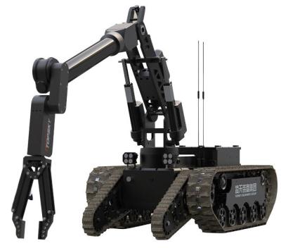 중국 100 킬로그램 대테러 장비 EOD 로봇 크롤러 요동암 100m 유선 제어 판매용