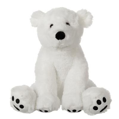 China Adorable Custom Plush Christmas Plush Toys Soft Plush White Polar Bear With Cola for sale