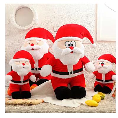 China Wholesale Customizable Super Soft Stuffed Plush Santa Pillow Soft Stuffed Deer Toy For Christmas Day for sale