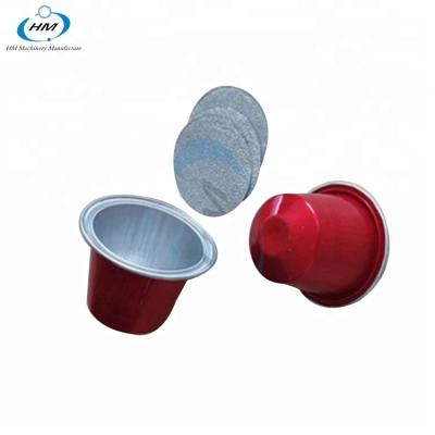 China Shanghai Eco-friendly Material Hot Selling Nespresso Aluminum Coffee Capsules With Any Pantone Colors for sale