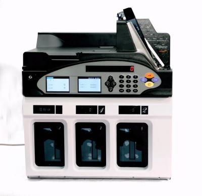 중국 Multi-currency 2+1 ECB test passed Cash Processing Equipment GA-QFJ3200 Bill Banknote Fitness Sorting Machine 판매용