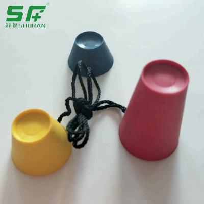 China Shuran Hot Sale Rubber Golf Tees Pyramid Rubber Golf Tees for sale