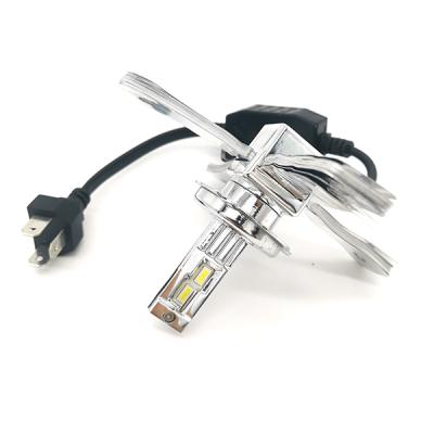 China Aluminum Foil Motor LED Headlight Bulb H4 45W Super Bright 6000K Long Life Warranty Two Year Time for sale