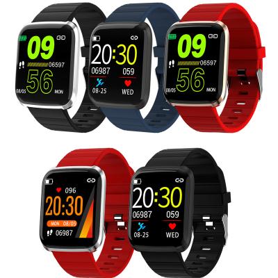 China 116 Pro Touch Screen Smart Watch Multi-sport Modes Waterproof Rate Monitor Fitness Tracker Fashion Smart Women Men Heart Wristband Band for sale