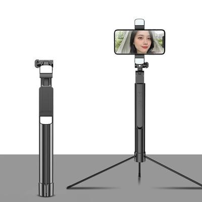 China Taking pictures & videos & K30 Selfie Vlogs Stick Handheld Gimbal Stabilizer With Dual Light&Tripod 10 Inch Ring Light For Self Timer Live Video Shooting for sale