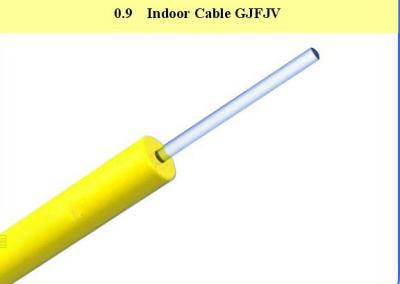 Cina Cavo a fibre ottiche dell'interno strettamente attenuato 0.9mm con il rivestimento del PVC LSZH in vendita