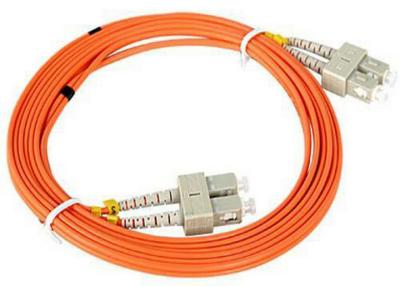 China Telecommunication Fiber Optic ST- LC Multimode Patch Cord 10m Patch Cable for sale