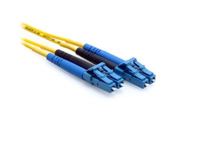 China Cable unimodal 9/125 del remiendo del duplex de la fibra óptica de LC-LC los 3.0/2.0MM LSZH en venta