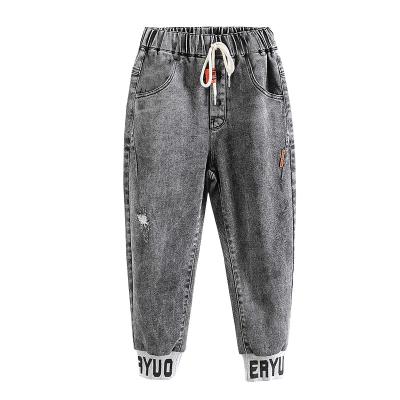 China Breathable 4-13 Years Kids Fashion Clothes Basic Baby Boy Denim Clothing Long Pants Boys Bowboy Casual Kids Jeans Pants for sale