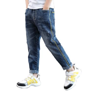 China Breathable 4-13 Years Kids Fashion Clothes Classic Denim Clothing Long Pants Infant Boy Casual Bowboy Kids Boys Jeans Pants for sale