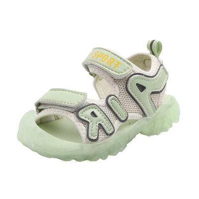 China Summer Soft Bottom Baby Boys Toddler Sports Shoes Sandals Non-slip Anti-collision Flat Kids Shoes Beach Sandals 2021 for sale