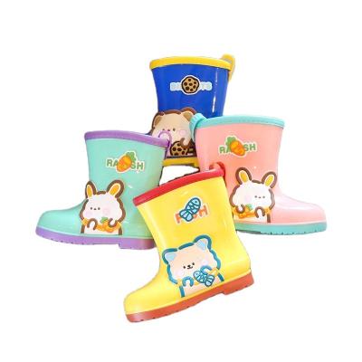 China Wholesale Kids Waterproof Baby Anti-skid Rain Boots With Toddler Size Kids Keep Warm Snow Boots With Insole Socks for sale