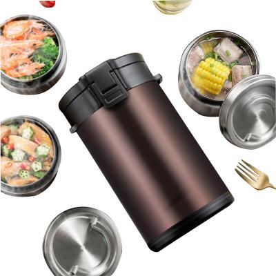 China High Quality Adult Insulated Stainless Steel Kids Leak Proof Insulated Lunch Box Insulation Barrel for sale