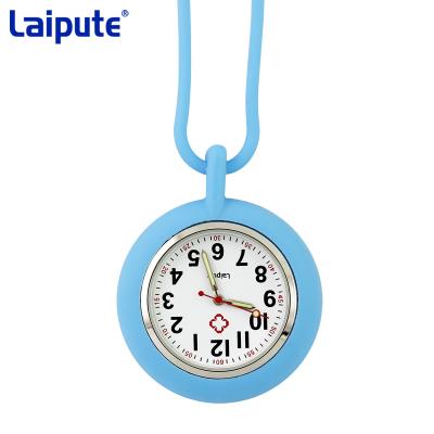 China Laipute Nurses Digital Fob Watch Halterneck Silicone Nurse Watch Quartz Movement en venta