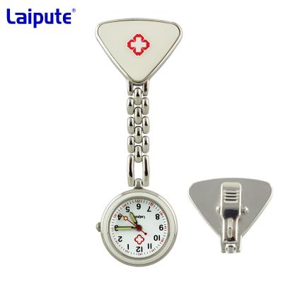 China Silver Digital Nurses Clip On Fob Watch Waterproof Watches For Nurses en venta