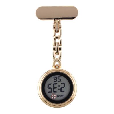 China 34mm Case Digital Fob Watch Organic Glass Pendant Watches For Nurses for sale