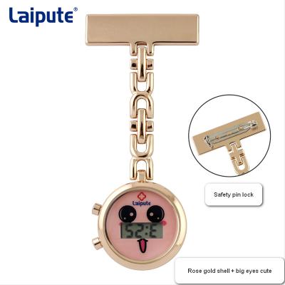 China Cute Digital Nurses Clip On Fob Watch 27mm Case Zinc Alloy Waterproof en venta