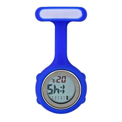 China Silicone Strap Brooch Watches For Nurses Dustproof Eco Friendly Portable en venta