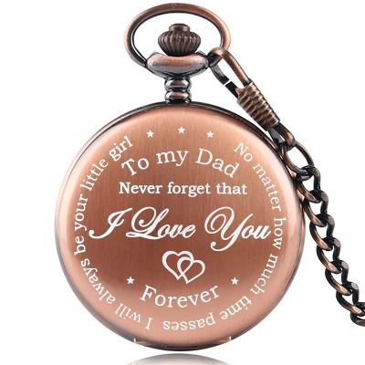 China Multiusage Vintage Pocket Watch Clock , 3ATM Vintage Wind Up Pocket Watch for sale