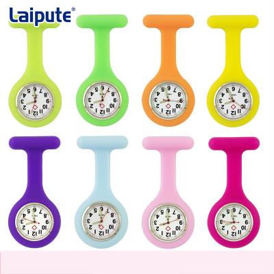 China Silicone Nurse Watches Clip On Wearproof Agingproof With 28mm Embedded Dial for sale