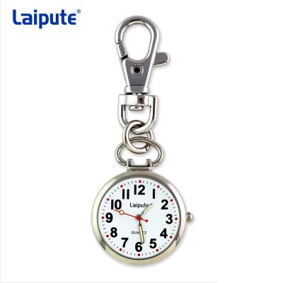 China Personalised Nurses Clip On Fob Watch Keychain 22mm Dial Embedded for sale