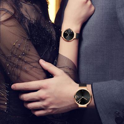 China Hidden Clasp Couple Quartz Watch 5bar Water proof 36mm Diameter for sale