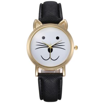 China Los niños del cuarzo de ROHS miran, material de la aleación del peso de Cat Face Quartz Watch 35g en venta