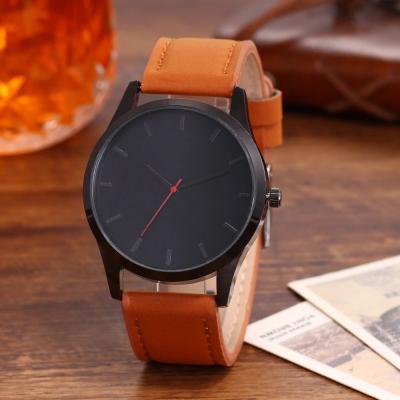 China Personalized Watches For Men leather Band 52g Weight Round Crown type for sale