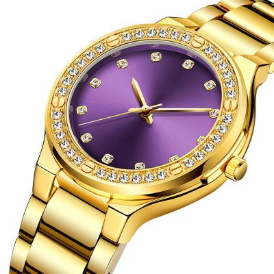 China ROHS Diamond Quartz Watch genuíno, Hardlex Diamond Bracelet Watch For Ladies à venda