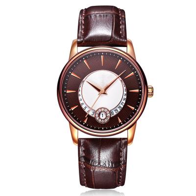 China Ladies Leather Stylish Beauty Quartz Movement Wrist Watch for sale