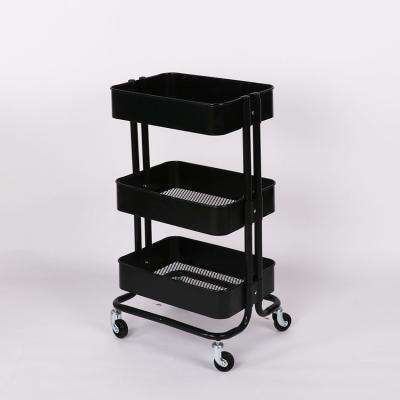 China Hot Sale Environment Friendly Raskog Rolling Cart Storage Utility Shelf With Wheels for sale