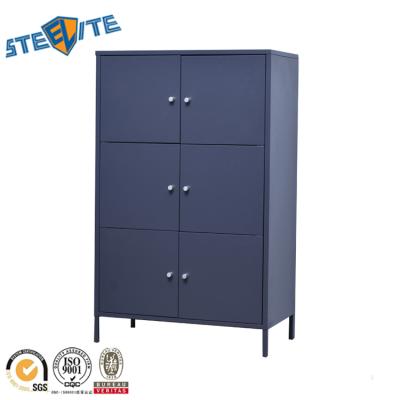 China Wardrobe Bedroom Wall Metal Storage Locker Closet For Kids for sale