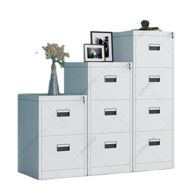 China Modern Office Furniture 3 Drawers Metal Filing Storage Locker Drawer Cabinet for sale