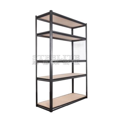 China Hot Sale Corrosion Protection Corner Storage 5 Tier Metal Shelf Rack for sale